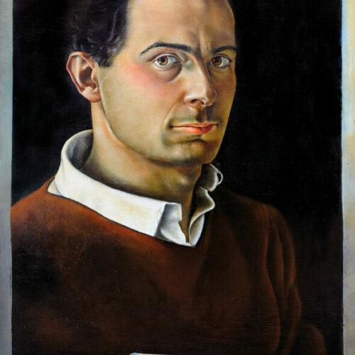 Autoritratto, 1949, Olio su tavola, cm 53 x 31