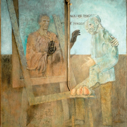 Noli me tangere, 1998-2006, Tecnica mista su tavola, cm 220 x 200